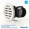 thumbnail image 2 of Panasonic EZSV14 Vent EZ Ventilation pre-Soffit Installation, 2 of 5