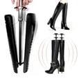 thumbnail image 3 of PENGXIANG Automatic Boot Trees Plastic Black Knee High Tall Boots Shapers Great Support Form Shaping Inserts Lady Womens Mens Shoes, 3 of 9
