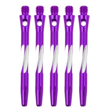 Miangastore Arbres à Fléchettes en Alliage d'Aluminium Violet avec Filetage Standard 2BA pour Jouer Trajectoire de Vol Optimisée