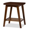 thumbnail image 4 of Baxton Studio Sacramento Table d'Appoint de Style Scandinave Moderne Mi-Siècle en Noyer Foncé, 4 of 5