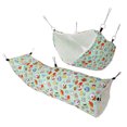 thumbnail image 1 of Small Pet Cage Hammock Set, Bite  Comfortable Warm Passage Design Hamster Hammock Tunnel Cage  For Small Animals For Squirrel For Hamster, 1 of 8