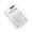 White, variant on Nilvkv Basic Standard Calculators Mini Digital Desktop Calculator with 8-Digit LCD Display Pocket Size for Home Schoo1