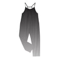 thumbnail image 4 of MIASHUI Combinaison pour Filles, Col en V, Sans Manches, Décontractée, Pantalon Long, Noir, 4-5 Ans, 4 of 5