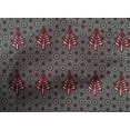 thumbnail image 4 of oneOone Cotton Poplin Black Fabric Tree & Geometric Block Dress Material Fabric Print Fabric By The Yard 42 Inch Wide, 4 of 4
