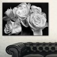 thumbnail image 1 of Design Art Bunch of Roses Black And White Floral Canvas Art Print, 1 of 3