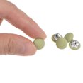 thumbnail image 4 of Unique Bargains 10pcs 16L Fabric Cloth Covered Button 10mm Round Metal Shank Sewing Buttons for Suits Dress Blouses, Light Green, 4 of 5