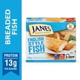 thumbnail image 1 of Janes® English Style Battered Fish, 545g, Frozen Battered Fish Fillets, Contains Pollock., Janes English Style Battered Fish, 1 of 10