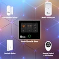 thumbnail image 4 of Security Alarm System Wireless Smart 8-Piece Kit DIY, WiFi & 4G Touch Panel, Doorbell, Motion & Door Alarm Sensors Security, Smart Home Burglar Alarm System & Business Security, 4 of 11