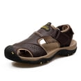 thumbnail image 2 of TIMIFIS Men's Outdoor Hiking Sandals, Open Toe Arch Support Strap Water Sandals, Lightweight Athletic Trail Sport Sandals ummer, 2 of 7