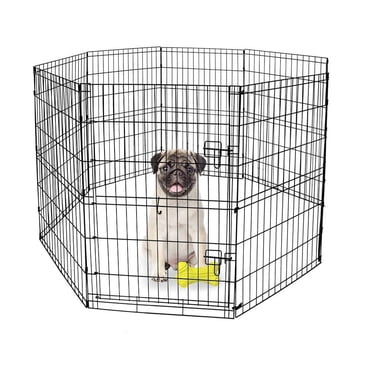 Vibrant Life Dog Pen, Indoor & Outdoor Pet Exercise Play Pen, 30inch