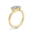 thumbnail image 3 of 1.00 T.C.W Asscher & Pear Shape Natural Diamond Latest Design Wedding Band for Ladies Solid 14K Yellow Gold Size 8, 3 of 8