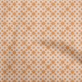 thumbnail image 1 of oneOone Polyester Spandex Orange Fabric Asian Block Floral Craft Projects Decor Fabric Printed By The Yard 56 Inch Wide, 1 of 4