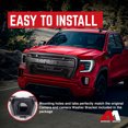 thumbnail image 3 of AMERICAN MODIFIED Grille w/Emblem Base, 2019-2021 GMC Sierra 1500, Matte Black, 3 of 10