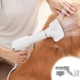 thumbnail image 2 of Hair Dryer Brush Dog Hair Dryer with Pin Comb - Flat Blowing Head - Round Blowing Head - Suitable for Dog Grooming - Small and Medium Sized Dogs and Cats Dog Hair Dryer, 2 of 9