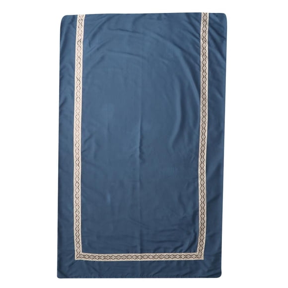 Abbracc Beauty Bedding Massage Quilt Cover Zip Cosmetic Bed Duvet Cover Grey Grey Blue