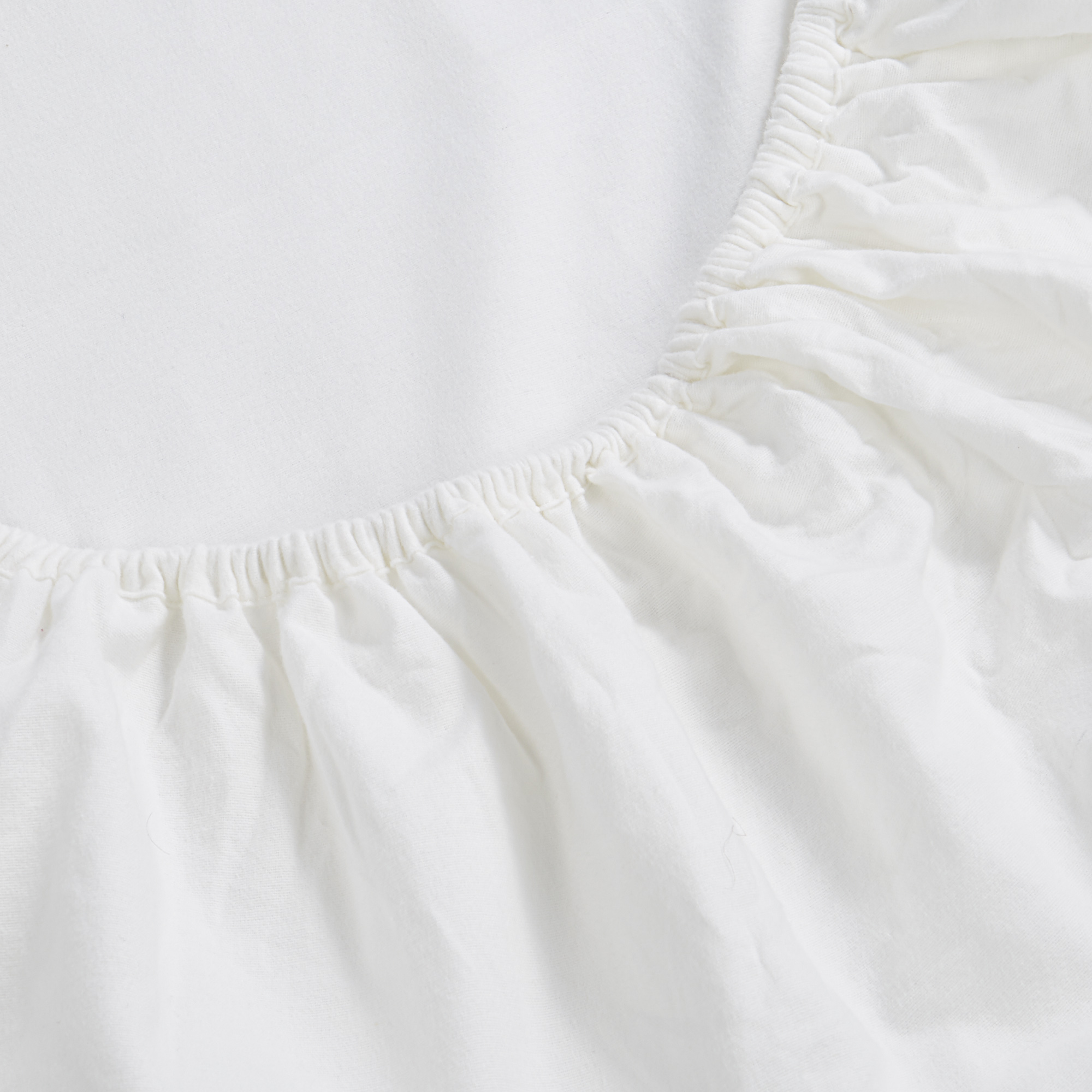 Draps pour lit de bébé en flanelle de coton biologique pour filles George Baby (2 pièces)