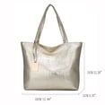 thumbnail image 3 of Kcodviy Sac à Main Solide Capacité Femmes Femmes Fourre-Tout Dames Sac Fourre-Tout à Bandoulière Grands Sacs Fourre-Tout en Toile Grand Sac Fourre-Tout Surdimensionné Sac à Dos Fourre-Tout Sac Fourre-Tout Réutilisable, 3 of 9