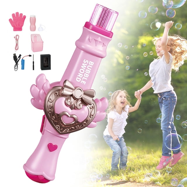 Elastic Bubble Fog Wand Bubble Machine with Colorful Elastic Bubbles & Effect Portable Interactive Mist Bubble Machines for Parties 50ml