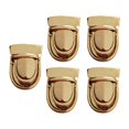 thumbnail image 4 of Tuck Lock Clasp  Purse Buckle Fasteners Wallet Buckle Purse Metal Clasp Locks for DIY Craft Wallets Bag Handbags Making 5Pcs Aureate, 4 of 8
