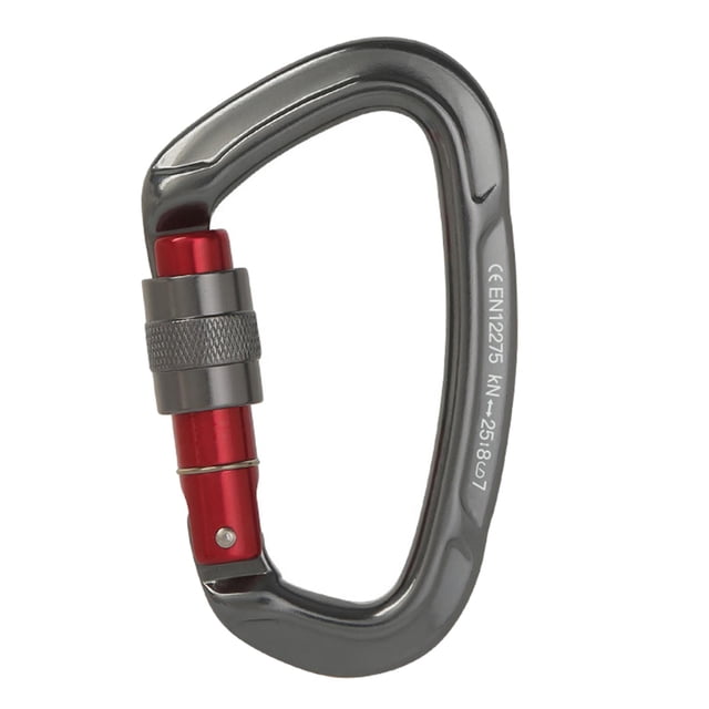 jinwen Climbing Carabiner Carabiners Dog Leash Rescuing Fall Protection 25KN Grey
