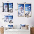 thumbnail image 4 of Designart "Snowy Tree gracefulness I" Snow Framed Wall Art Set Of 2 - White Landscapes Gallery Wall Frame Set For Home Decor, 4 of 6