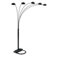 thumbnail image 1 of ORE International 6962BK 5 Arm Arch Floor Lamp, Black, 1 of 1