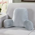 thumbnail image 2 of JUNWELL Reading Pillow Bed Wedge Large Adult Backrest Lounge Cushion  Plush Big Backrest Reading Lumbar Support Chair Cushion with Arms, 2 of 4