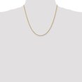 thumbnail image 2 of 14k Yellow Gold 20 Inch 2mm Rope Chain Necklace Pendant Charm, 2 of 9