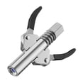 thumbnail image 1 of Heavy Duty Grease Injector Nozzle with Lock Handle, Stainless Steel Coupler for Leakproof Lubrication, Ergonomic Double Handle for Easy Use in Tight Spaces, 1 of 2