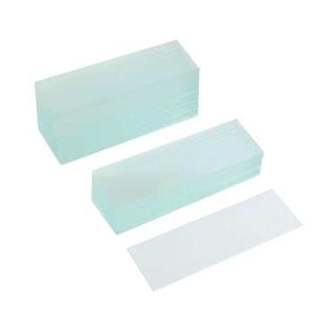 Unique Bargains 50 Lames de Verre Vierges de Microscope Pré-Nettoyées 1'x3'