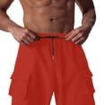 thumbnail image 4 of Plebaso Pantalon Cargo pour Homme, Pantalon de Randonnée Décontracté à Cordon, Léger, Uni, Pantalon de Travail d'Extérieur pour Homme, 4 of 5