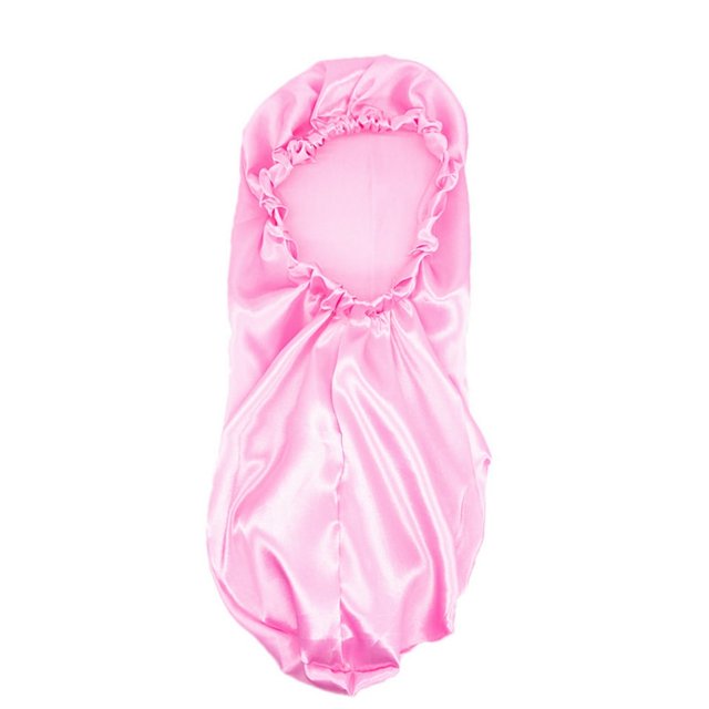 Elastic Stain Bonnet Breathable Multifunctional Wide Edge Long Hair Sleeping Hats Wrap Bonnet for Female