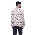 thumbnail image 4 of Atasi Kurta Décontractée Imprimée à Col Chinois Chemise Ethnique Kurta Courte pour Homme Tunique, 4 of 5