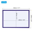 thumbnail image 2 of Unique Bargains A3 Magnetic Sign Holder, 4 Pack Magnetic Display Frame Self-Adhesive Picture Frame for Refrigerator, Blue, 2 of 7