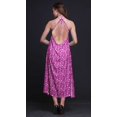 thumbnail image 3 of Bimba Floral Causal Long Dos Nu Licol Robe de Plage Imprimée Femmes Robe de Plage-Xxx-Large, 3 of 6