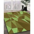 thumbnail image 3 of Ahgly Company Machine Washable Indoor Rectangle Transitional Pistachio Green Area Rugs, 8' x 12', 3 of 7