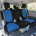 thumbnail image 2 of For 2018–2023 Honda Odyssey FH Group Neoprene Custom Fit Waterproof Car Seat Covers - 2nd Row Blue, 2 of 5