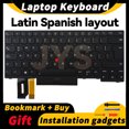thumbnail image 1 of Laptop Replacement Keyboard for Lenovo ThinkPad E480 E490 L380 R480 T480S L490 T490 With backlight US/UK/Spanish/French layout LASP backlit, 1 of 6