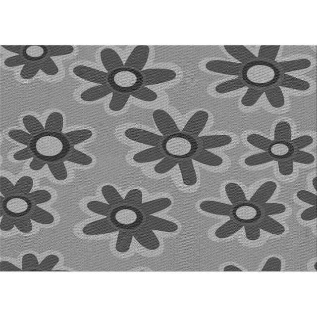 Ahgly Company Tapis d'Intérieur Rectangulaire Transitionnel Gris Gray Lavable à la Machine, 2 Pieds x 4 Pieds