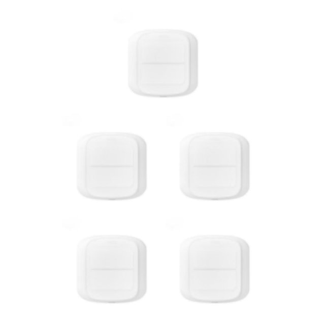 Thinsony 1/2/3/5 Tuya Zigbee Smart Switch Wireless Control At Fingertips Switch Push Button Scene Switch Push Smart Controller Automation wifi 5PCS