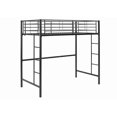 thumbnail image 3 of Manor Park Modern Metal Twin Loft Bed - Multiple Finishes, 3 of 8