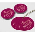 thumbnail image 4 of Inkdotpot Rose Gold Foil Paper Hang Tags Happy Holiday Favor Tags 50 Pieces, 4 of 6