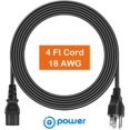 thumbnail image 3 of T POWER (4 Pi) Long 3 Broches CA POWER Cord Compatible avec Instant Pot Pressure Cookers, Rice Cookers, Soy Milk Makers,, 3 of 4