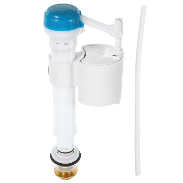 Toilet Fill Valve Water Inlet Valve Repair Accessory by Ounona, made of durable PVC and copper materials. This toilet tank repair kit ensures efficient drainage, prevents clogging, and measures 32.00 x 8.50 x 5.00 cm. Compatible with various toilet models, it is easy to install and suitable for replacing damaged water tanks.