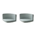 thumbnail image 4 of kurtrusly Trilateral Chair Covers Wide Application And Strong Elastic Chair Protection Made Easy Polyester Cover Chairs Decoration Silver gray 2Set, 4 of 6