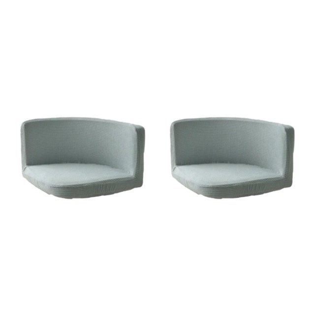 Maytalsory Soft And Durable Chair Cover Chairs With Style And Functionality Polyester Trilateral Chair Covers Multifunctional Silver gray 2Set