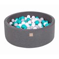 thumbnail image 1 of MeowBaby Large Round 35 x 11.5 In Baby Foam Ball Pit w/ 200 2.75 Inch Balls, 1 of 7