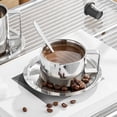 thumbnail image 1 of Dvkptbk Coffee Cup 304 European Style Stainless Steel Coffee Cup Set Office Double Layer Insulated Water Cup Reception Business Gift Tea Cup Kitchen Utensils & Gadgets, 1 of 6
