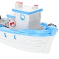 thumbnail image 3 of WRITWAA 1Pcs Resin Mini Fishing Boat Decor Mediterranean Style Multi Color 3.93X1.77X1.38In Nautical Table Decor, 3 of 8