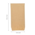 thumbnail image 2 of MasteelfCA 100pcs Premium Kraft Paper Pouches Envelope Bags Wheat Corn Storage Bags, 2 of 7